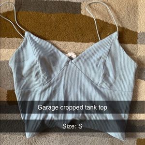 Garage cropped tank top